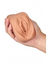 Маструбатор-вагина с вибрацией Soft   Wet Renata Realistic Tan Masturbator - Blush Novelties - в Северске купить с доставкой