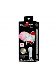 Мастурбатор-вагина Flora White с присоской и 12 режимами вибрации - Baile - в Северске купить с доставкой