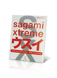 Ультратонкий презерватив Sagami Xtreme SUPERTHIN - 1 шт. - Sagami - купить с доставкой в Северске