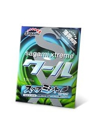 Презерватив Sagami Xtreme Mint с ароматом мяты - 1 шт. - Sagami - купить с доставкой в Северске