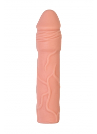 Телесная удлиняющая насадка с подхватом - 19 см. - ToyFa - в Северске купить с доставкой