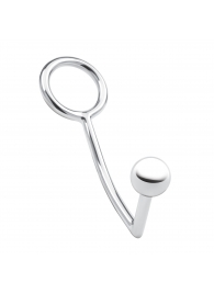 Кольцо на пенис с анальным стимулятором Stainless Steel Anal Hook   Cock Ring - BlueLine - в Северске купить с доставкой
