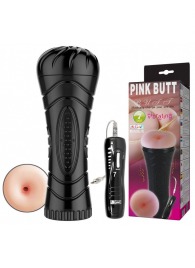 Мастурбатор-анус в колбе с 7 уровнями вибрации и выносным пультом - Baile - в Северске купить с доставкой