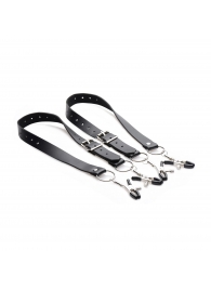 Ремни с зажимами для половых губ Spread Labia Spreader Straps with Clamps - XR Brands - купить с доставкой в Северске
