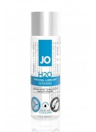 Охлаждающий лубрикант на водной основе JO Personal Lubricant H2O COOLING - 60 мл. - System JO - купить с доставкой в Северске