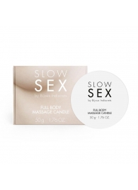 Массажная свеча для всего тела Slow Sex - 50 гр. - Bijoux Indiscrets - купить с доставкой в Северске