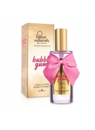Разогревающее массажное масло Light My Fire Bubble Gum с ароматом бабл-гам - 100 мл. - Bijoux Indiscrets - купить с доставкой в Северске