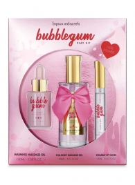 Набор средств для массажа и ласк Bubblegum Play Kit - Bijoux Indiscrets - купить с доставкой в Северске