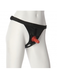 Трусики со штырьком для фиксации насадок Ultra Harness with Plug - Doc Johnson - купить с доставкой в Северске