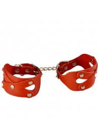 Красные наручники «Цезарь» - Sitabella - купить с доставкой в Северске