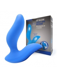 Синий вибромассажер простаты 3,5’’ Curve P-spot Massager - 12 см. - Erokay - в Северске купить с доставкой
