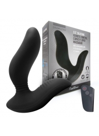Черный вибромассажер простаты 3,5’’ Remote Control Curve P-spot Massager - 12 см. - Erokay - в Северске купить с доставкой