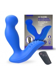 Синий вибромассажер простаты 3,5’’ Remote Control P-spot Massager - 12,5 см. - Erokay - в Северске купить с доставкой