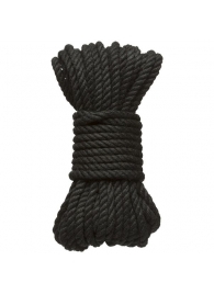 Черная верёвка для связывания и фиксации Bind Tie - 9,14 м. - Doc Johnson - купить с доставкой в Северске