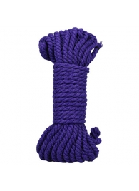 Фиолетовая верёвка для связывания и фиксации Bind Tie - 9,14 м. - Doc Johnson - купить с доставкой в Северске