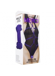Фиолетовая верёвка для связывания и фиксации Bind Tie - 15,24 м. - Doc Johnson - купить с доставкой в Северске