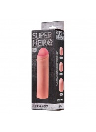 Фаллоудлинитель SUPER HERO Casanova - 18 см. - Lola Games - в Северске купить с доставкой