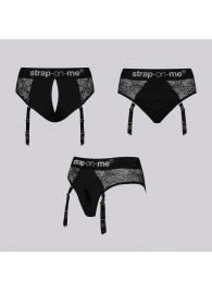 Трусики для фиксации насадок Strap-on-me Harness Lingerie Diva XS - Strap-on-me - купить с доставкой в Северске
