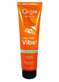 Гель с эффектом вибрации Lube Tube Vibe Low Sex On The Beach - 100 мл. - ORGIE - купить с доставкой в Северске