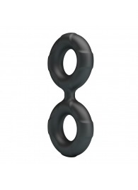 Черное двойное эрекционное кольцо Radwan - Baile - в Северске купить с доставкой