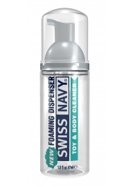 Очищающая пенка для игрушек и тела Toy   Body Cleaner Foamer - 47 мл. - Swiss navy - купить с доставкой в Северске