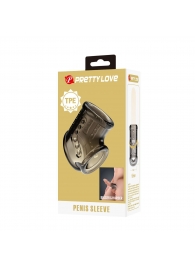 Дымчатая насадка на пенис и мошонку - Baile - в Северске купить с доставкой