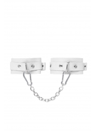 Белые мини-оковы со скруглёнными углами - Pecado - купить с доставкой в Северске