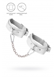 Белые мини-оковы со скруглёнными углами - Pecado - купить с доставкой в Северске