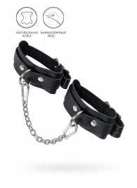 Черные мини-оковы со скруглёнными углами - Pecado - купить с доставкой в Северске