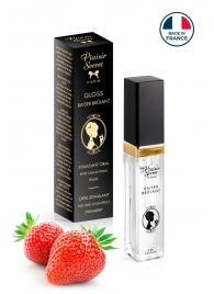 Стимулирующий блеск для губ со вкусом клубники - 7 мл. - Plaisir Secret - купить с доставкой в Северске