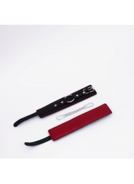 Черно-красные кожаные оковы - Crazy Handmade - купить с доставкой в Северске