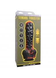 Черно-красная мини-машина на присоске Tendril Thruster - 21,6 см. - Doc Johnson - купить с доставкой в Северске