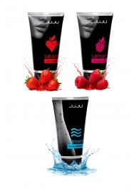 Набор из 3 лубрикантов JUJU (увлажняющий, клубника, малина) - JuJu - купить с доставкой в Северске