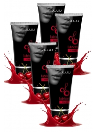 Набор из 5 съедобных лубрикантов JUJU со вкусом вишни - JuJu - купить с доставкой в Северске