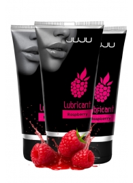 Набор из 3 съедобных лубрикантов JUJU со вкусом малины - JuJu - купить с доставкой в Северске