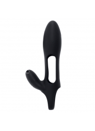 Черная насадка на пенис с вибрацией Nautilus - Zero Tolerance - в Северске купить с доставкой