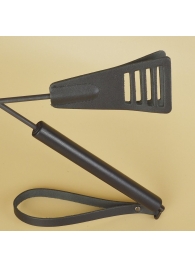 Черный кожаный стек «Сириус» - 60 см. - Sitabella - купить с доставкой в Северске