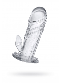 Прозрачная насадка на пенис Uco - 13 см. - A-toys - в Северске купить с доставкой