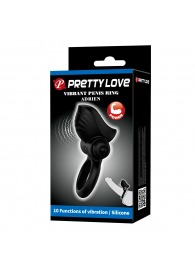 Черное эрекционное кольцо с вибрацией Adrien - Baile - в Северске купить с доставкой