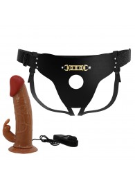 Мужской полый страпон с вибрацией Marion - Baile - купить с доставкой в Северске