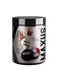 Черные утолщенные презервативы MAXUS Extra Strong с железным кейсом - 15 шт. - Maxus - купить с доставкой в Северске
