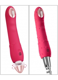 Малиновая насадка на душ с вибрацией Showers to orgasm - 20,1 см. - Orion - купить с доставкой в Северске