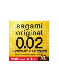 Презерватив увеличенного размера Sagami Original 0.02 XL-size - 1 шт. - Sagami - купить с доставкой в Северске