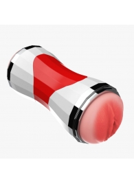 Двусторонний мастурбатор в колбе Power Grip Cup - вагина и ротик - Boys of Toys - в Северске купить с доставкой