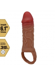 Реалистичная насадка на член Peirre - 15,5 см. - Baile - в Северске купить с доставкой