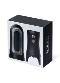 Набор Tenga Flip Zero Electronic Vibrotation: мастурбатор с вибрацией и устройство вращения - Tenga - в Северске купить с доставкой