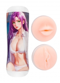 Двусторонний мастурбатор аниме - ротик и вагина - Tokyo Style - в Северске купить с доставкой