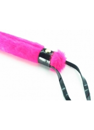 Нежная плеть с розовым мехом BDSM Light - 43 см. - БДСМ Арсенал - купить с доставкой в Северске