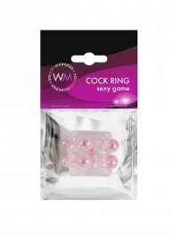 Прозрачная насадка на пенис с цветными шариками - Erowoman-Eroman - в Северске купить с доставкой