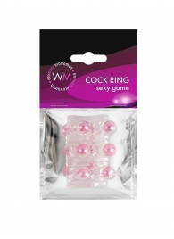 Прозрачная сквозная насадка на пенис с цветными шариками - Erowoman-Eroman - в Северске купить с доставкой